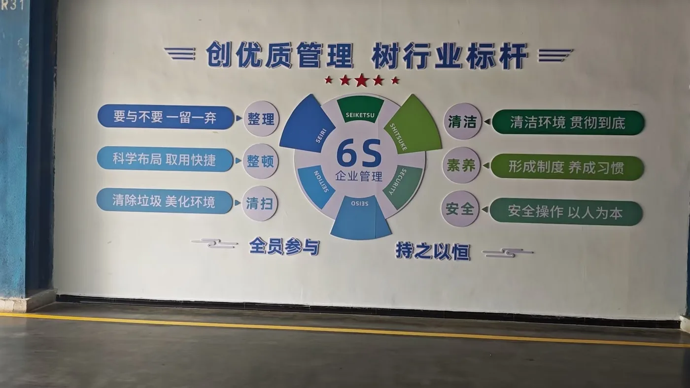 6S 管理看板,彩色亚克力异形板拼成盘面